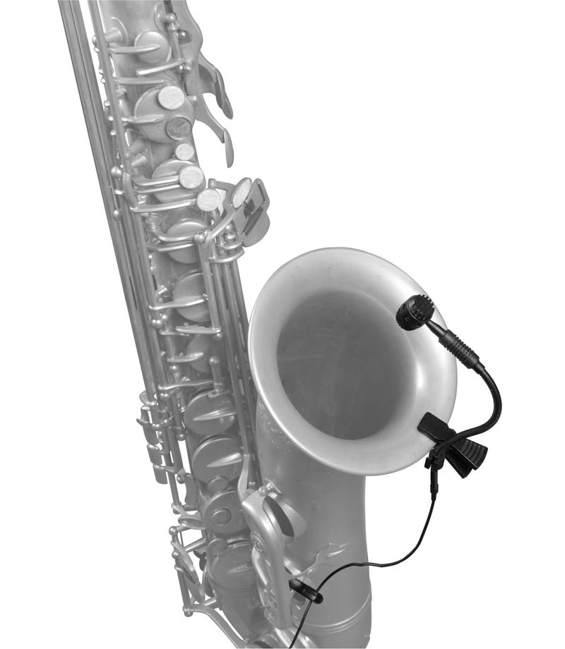 HEIMU Clip On Instrument Condenser Microphone + Universal Clip (for Saxophone) - Image 3